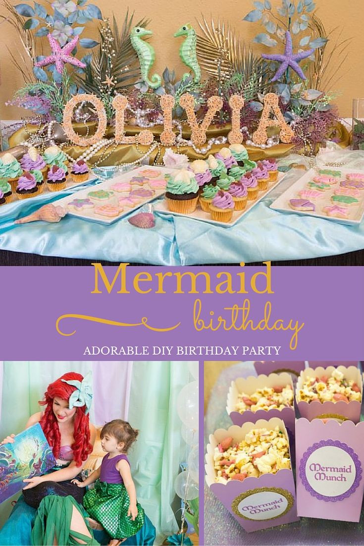 Best ideas about 2 Year Old Birthday Party Themes Girl
. Save or Pin Host an Adorable Mermaid Birthday Party Now.