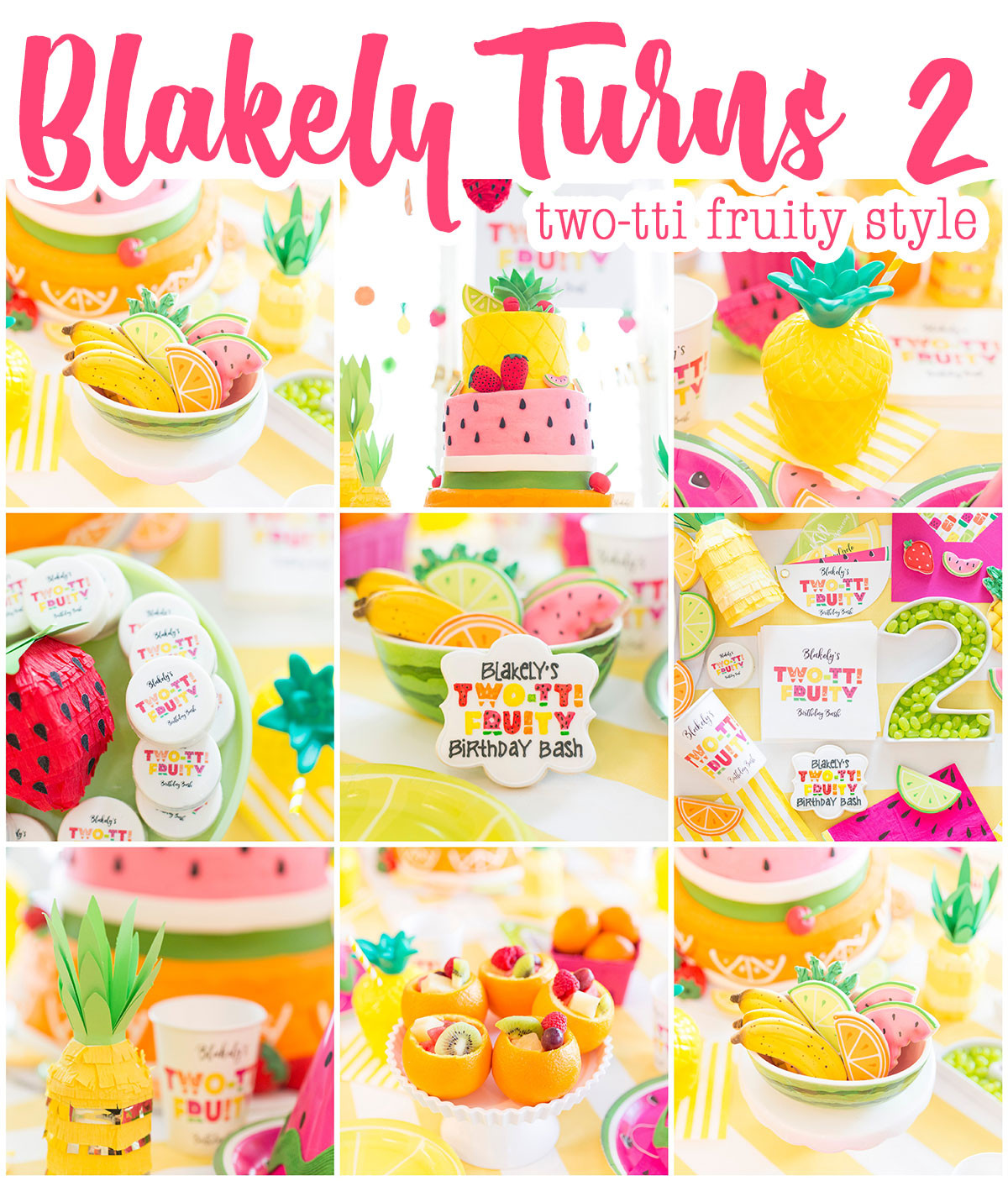 Best ideas about 2 Year Old Girl Birthday Ideas
. Save or Pin Two tti Fruity Birthday Party Blakely Turns 2 Now.