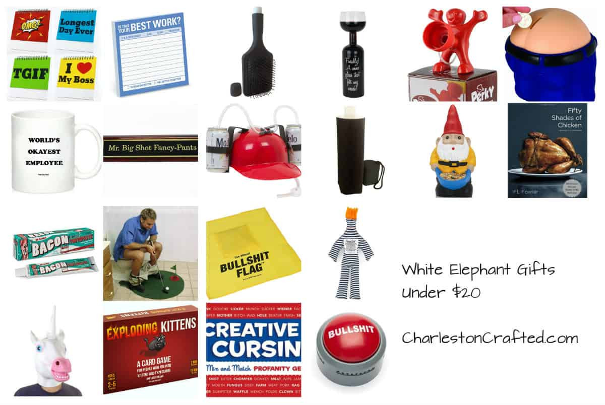 Best ideas about $20 White Elephant Gift Ideas
. Save or Pin 20 Funny White Elephant Gifts via Amazon Under $20 Now.