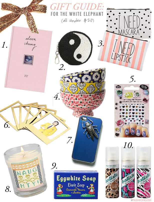 Best ideas about $20 White Elephant Gift Ideas
. Save or Pin 10 Gifts Under $20 For Your White Elephant Soiree Now.