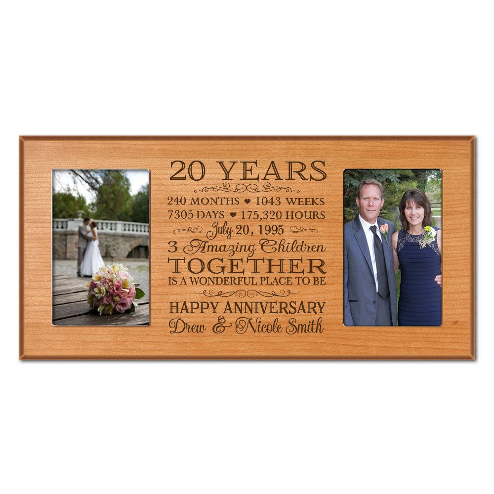Best ideas about 20 Year Wedding Anniversary Gift Ideas
. Save or Pin Personalized 20th anniversary t for him 20 year wedding Now.