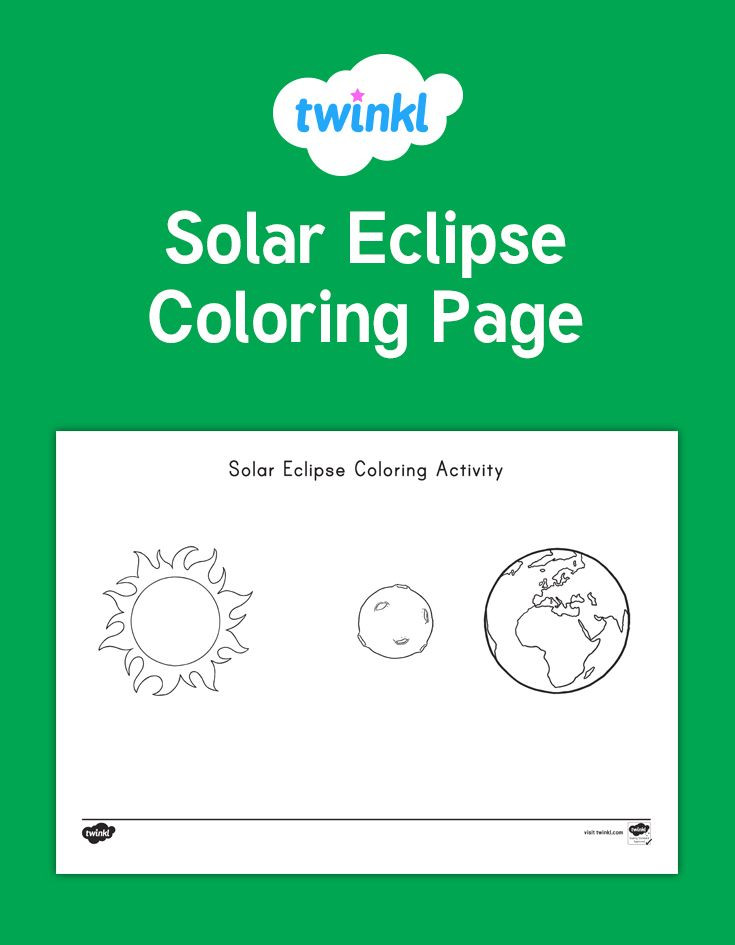 Best ideas about 2017 Eclipse Preschool Coloring Sheets
. Save or Pin Solar Eclipse Coloring Activity This lovely coloring Now.