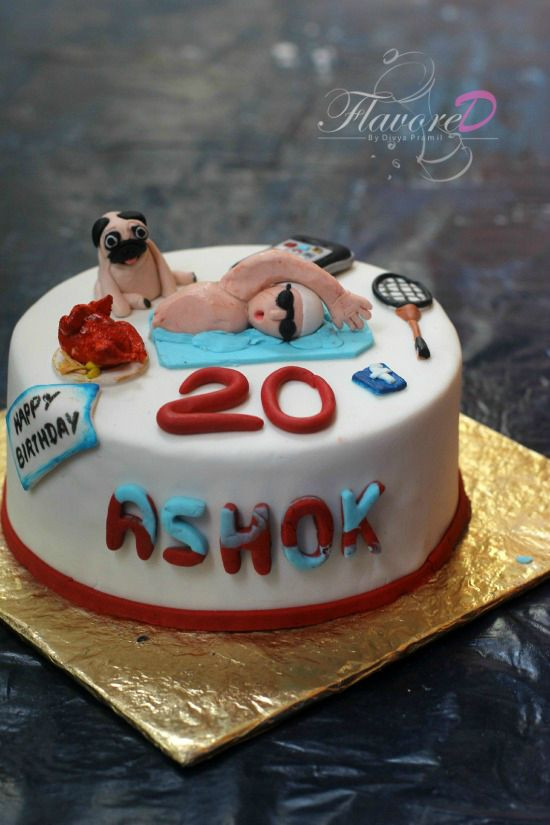 Best ideas about 20th Birthday Cake
. Save or Pin Birthday Cake For Brother Fondant Cake For Boys Now.