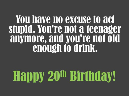 Best ideas about 20th Birthday Quotes
. Save or Pin 20th Birthday Wishes to Write in a Card Now.