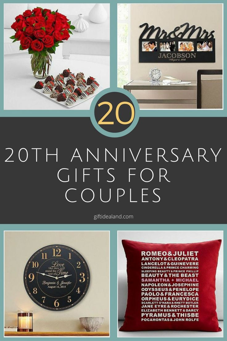 Best ideas about 20Th Wedding Anniversary Gift Ideas
. Save or Pin 1000 images about Anniversary Gifts on Pinterest Now.