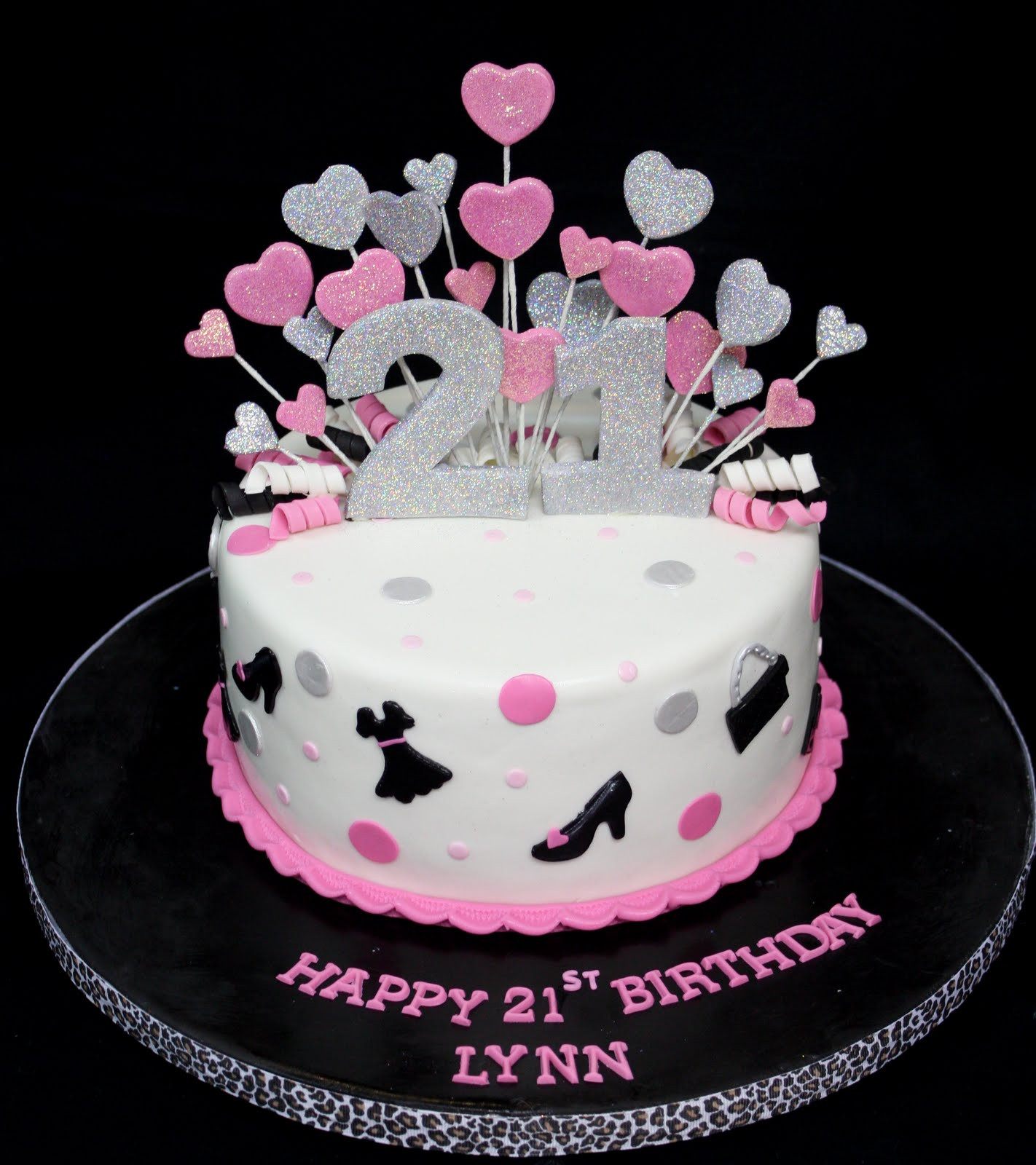 Best ideas about 21 Birthday Cake
. Save or Pin plete Deelite Fashion Glitter 21st Birthday Cake Now.