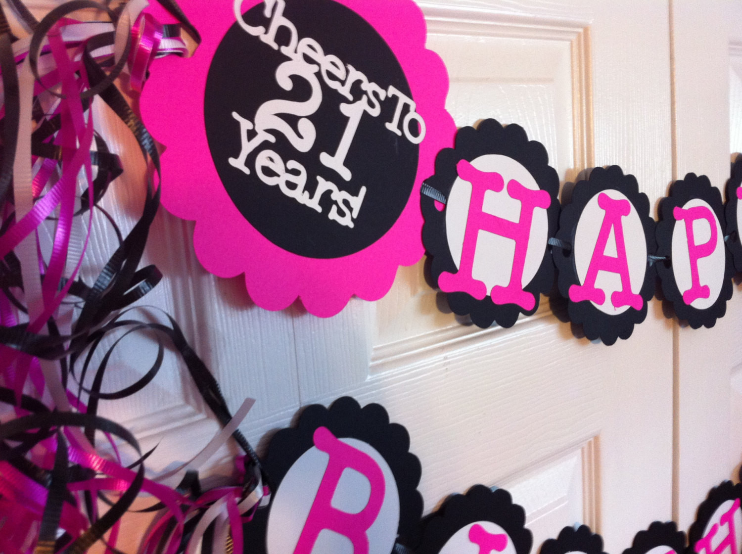 Best ideas about 21 Birthday Decorations
. Save or Pin 21st Birthday Party Decorations Personalization by FromBeths Now.