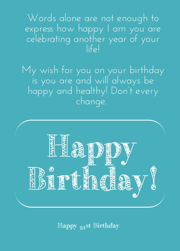 Best ideas about 21 Birthday Quotes
. Save or Pin 21 Birthday Quotes About Drinking QuotesGram Now.