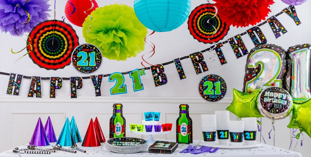 Best ideas about 21 St Birthday Party Supplies
. Save or Pin Brilliant 21st Birthday Party Supplies & Decorations Now.