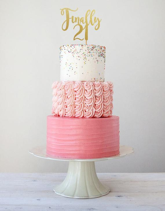 Best ideas about 21st Birthday Cake Toppers
. Save or Pin Finally 21 birthday cake topper 21st cake topper 21st Now.
