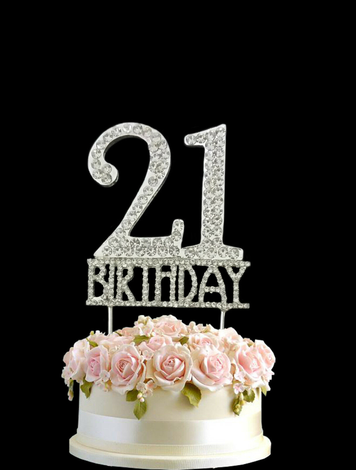 Best ideas about 21st Birthday Cake Toppers
. Save or Pin Crystal Monogran Happy 21st Birthday Cake Topper Now.