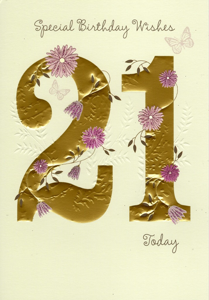 Best ideas about 21st Birthday Card
. Save or Pin Happy 21st Birthday Greeting Card Lovely Greetings Cards Now.