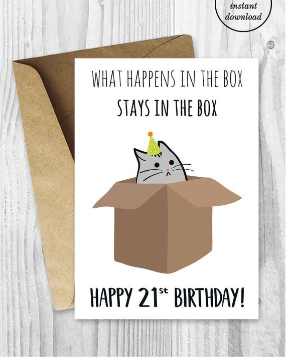Best ideas about 21st Birthday Funny
. Save or Pin 21st Birthday Printable Cards Funny 21st Birthday Cards Now.