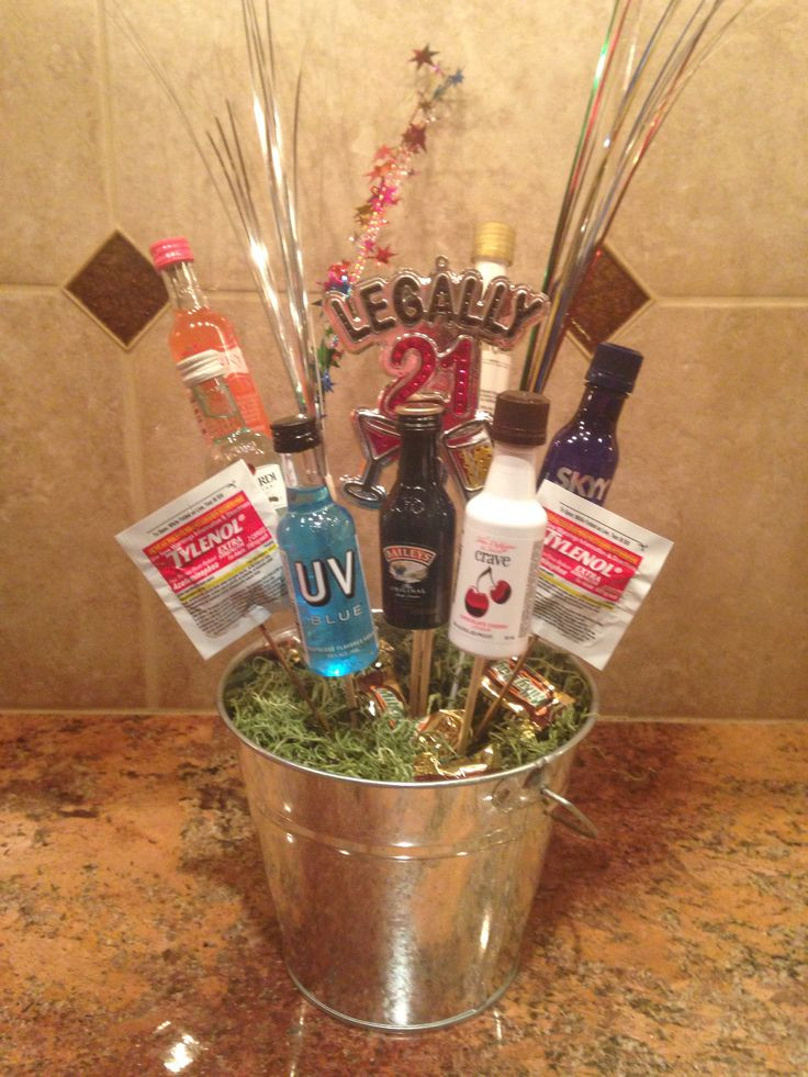 Best ideas about 21St Birthday Gift Ideas For Son
. Save or Pin 25 best ideas about Booze bouquet on Pinterest Now.