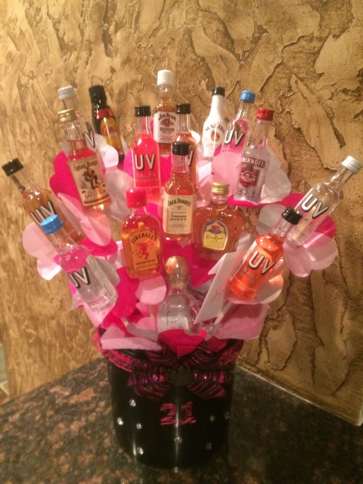 Best ideas about 21st Birthday Gifts For Her
. Save or Pin 25 Best Ideas about Liquor Bouquet on Pinterest Now.