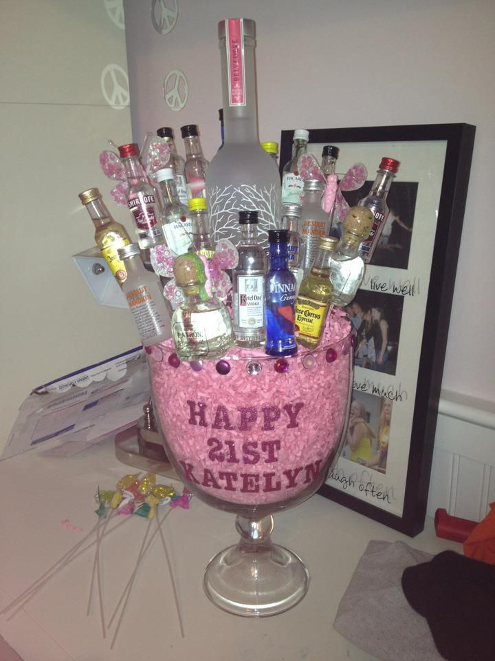 Best ideas about 21st Birthday Gifts
. Save or Pin 25 best ideas about Mini alcohol bouquet on Pinterest Now.