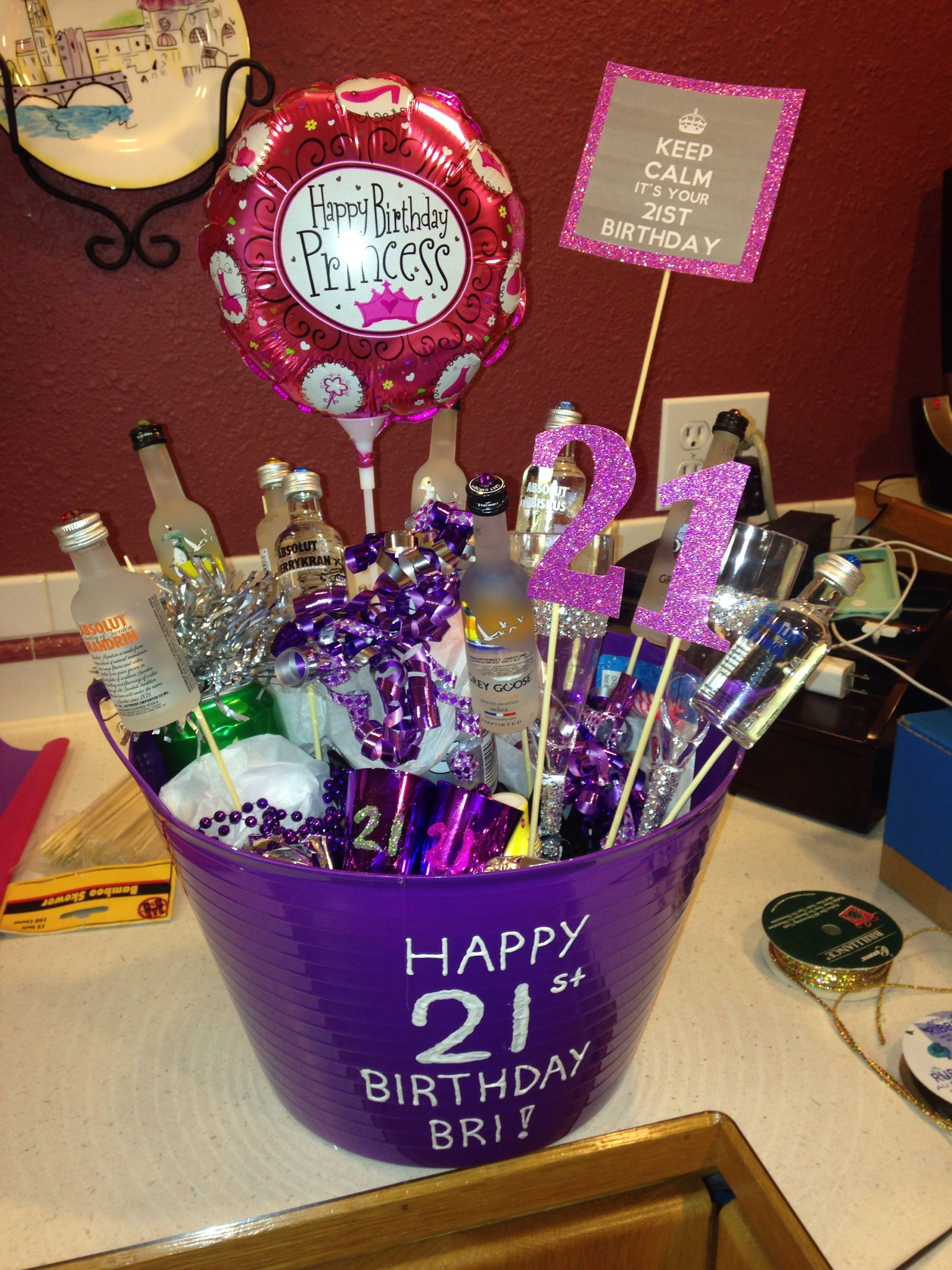 Best ideas about 21st Birthday Gifts
. Save or Pin DIY 21st birthday bucket •••My Creations••• Now.