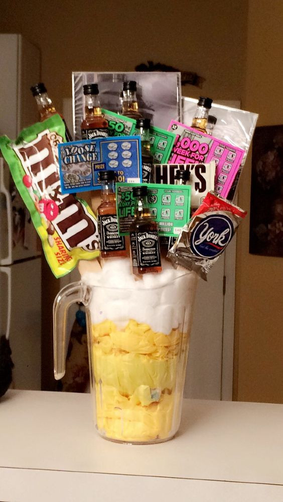 Best ideas about 21st Birthday Ideas For Him
. Save or Pin I made this 21st birthday bouquet for my boyfriend Now.