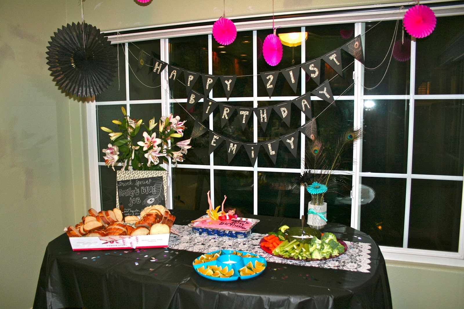 Best ideas about 21st Birthday Party Decorations
. Save or Pin Champagne Taste Shoestring Bud 21st Birthday Party Now.