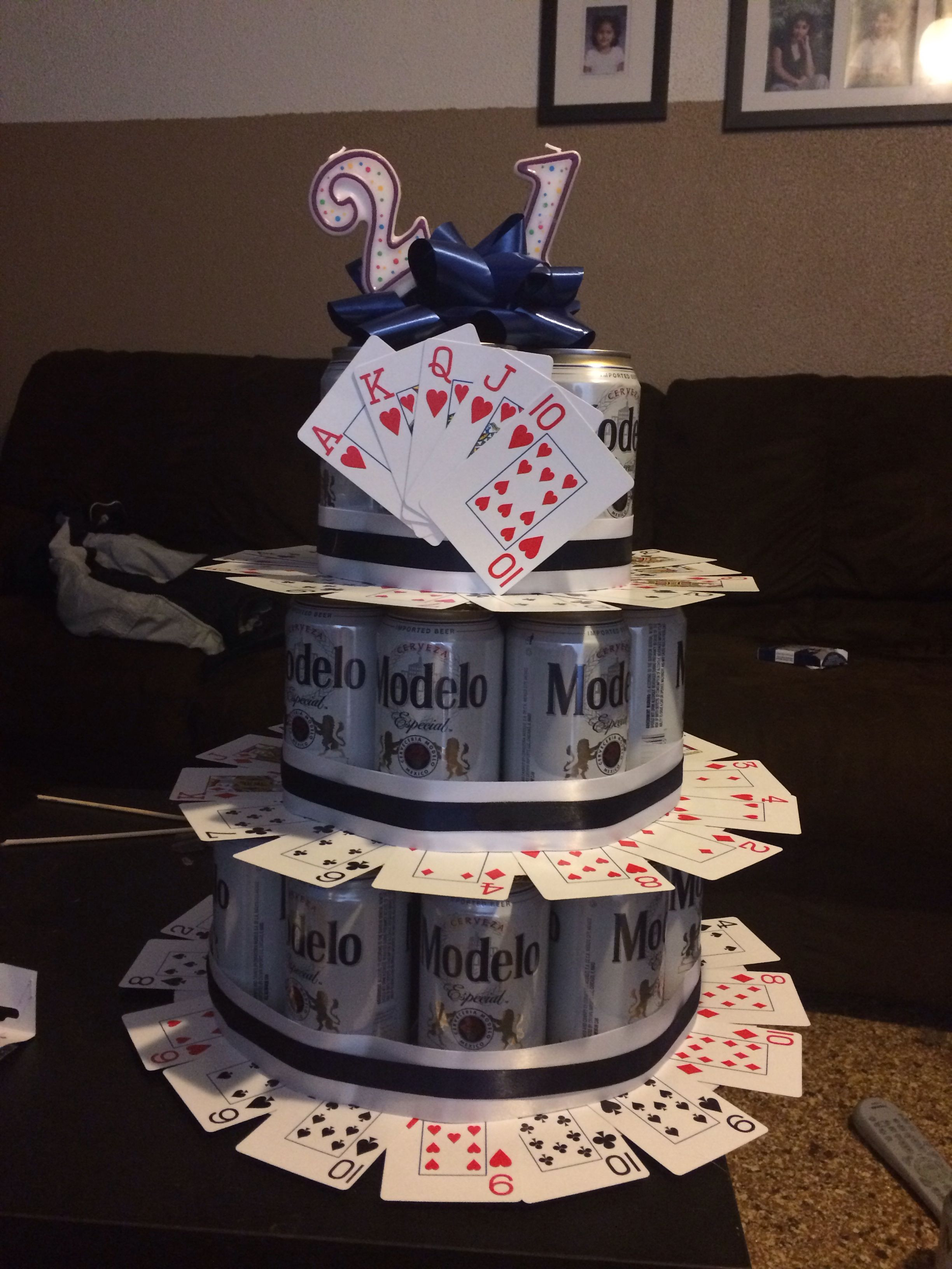 Best ideas about 21st Birthday Party Ideas For Guys
. Save or Pin Fun 21st birthday beer cake Idea for a guy DIY Now.