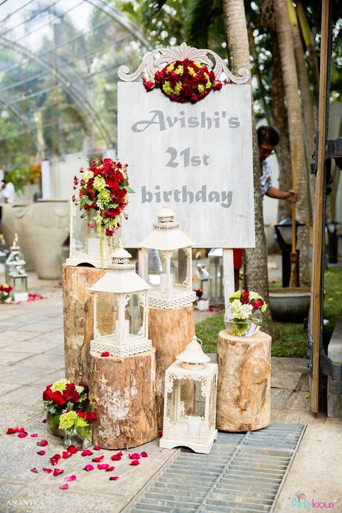 Best ideas about 21st Birthday Party Ideas
. Save or Pin Kara s Party Ideas Rustic Vintage 21st Birthday Party Now.