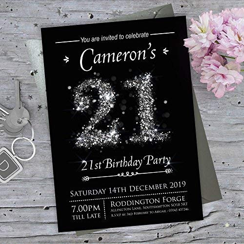 Best ideas about 21st Birthday Party Invitations
. Save or Pin 21st Birthday Invites Amazon Now.
