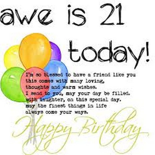 Best ideas about 21st Birthday Quotes
. Save or Pin 21st Birthday Quotes and Wishes Now.