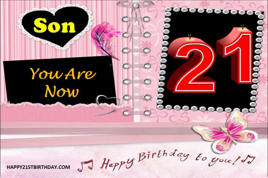 Best ideas about 21st Birthday Quotes For Son
. Save or Pin 100 Happy 21st Birthday Wishes for Son from Mother Happy Now.
