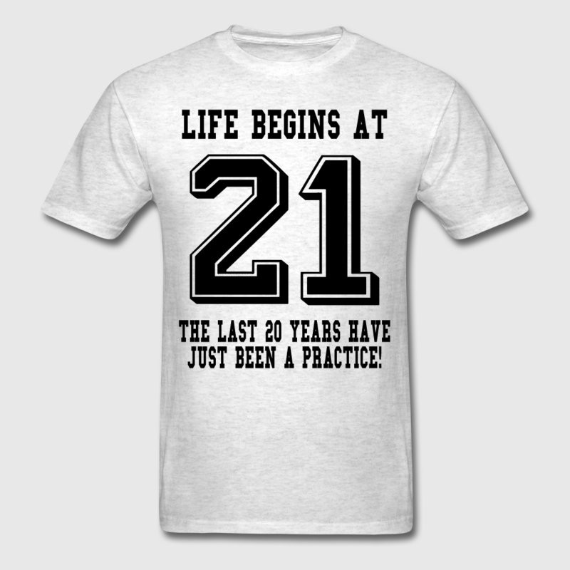 Best ideas about 21st Birthday Shirt Ideas
. Save or Pin Life Begins At 21 21st Birthday T Shirt Now.