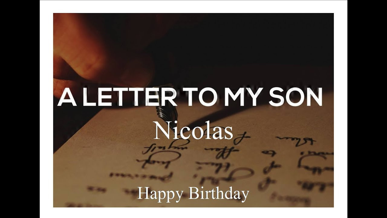 Best ideas about 21st Birthday Wishes For A Son
. Save or Pin Letter to my son Nicolas Happy 21st Birthday Now.