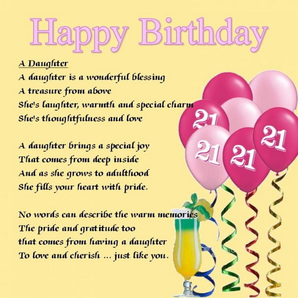 Best ideas about 21st Birthday Wishes For Daughter
. Save or Pin Top 70 Happy Birthday Wishes For Daughter [2019] Now.