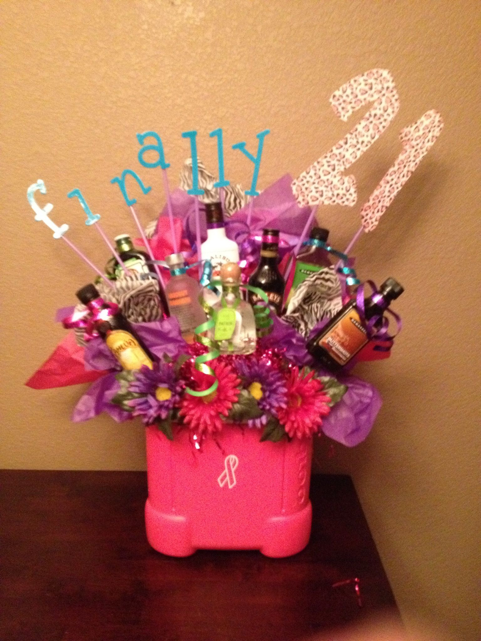 Best ideas about 21St Gift Ideas
. Save or Pin Liquor bouquet great t idea for someone s 21st Now.