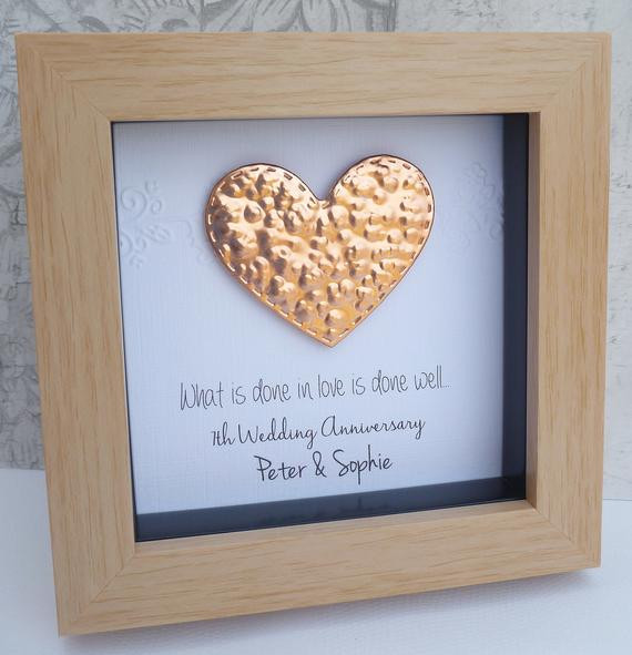 Best ideas about 22Nd Anniversary Gift Ideas
. Save or Pin Copper Anniversary t 7th wedding anniversary t 7th Now.