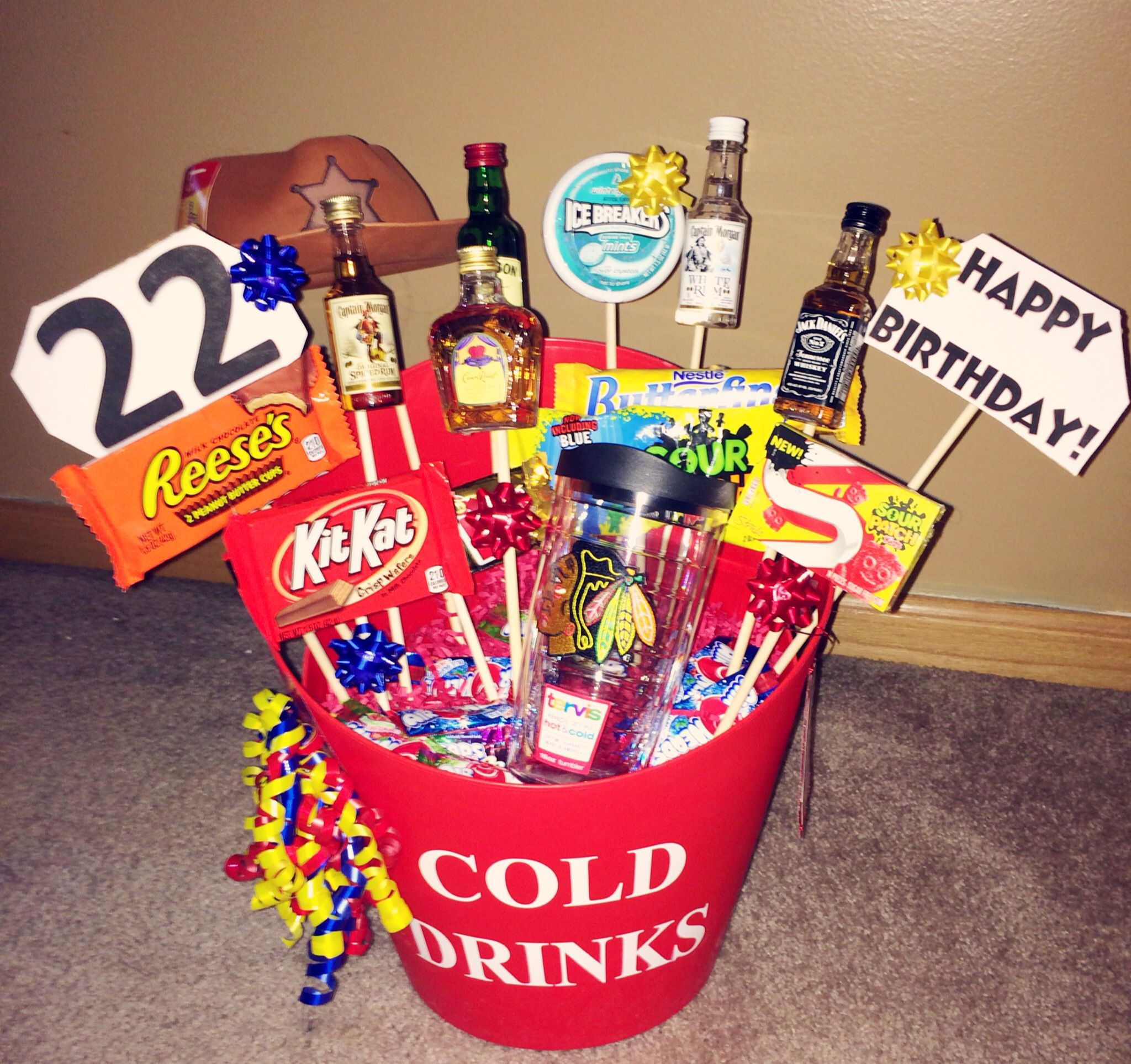 Best ideas about 22nd Birthday Ideas
. Save or Pin DIY "Man Bouquet" Made this for my boyfriend s 22nd Now.