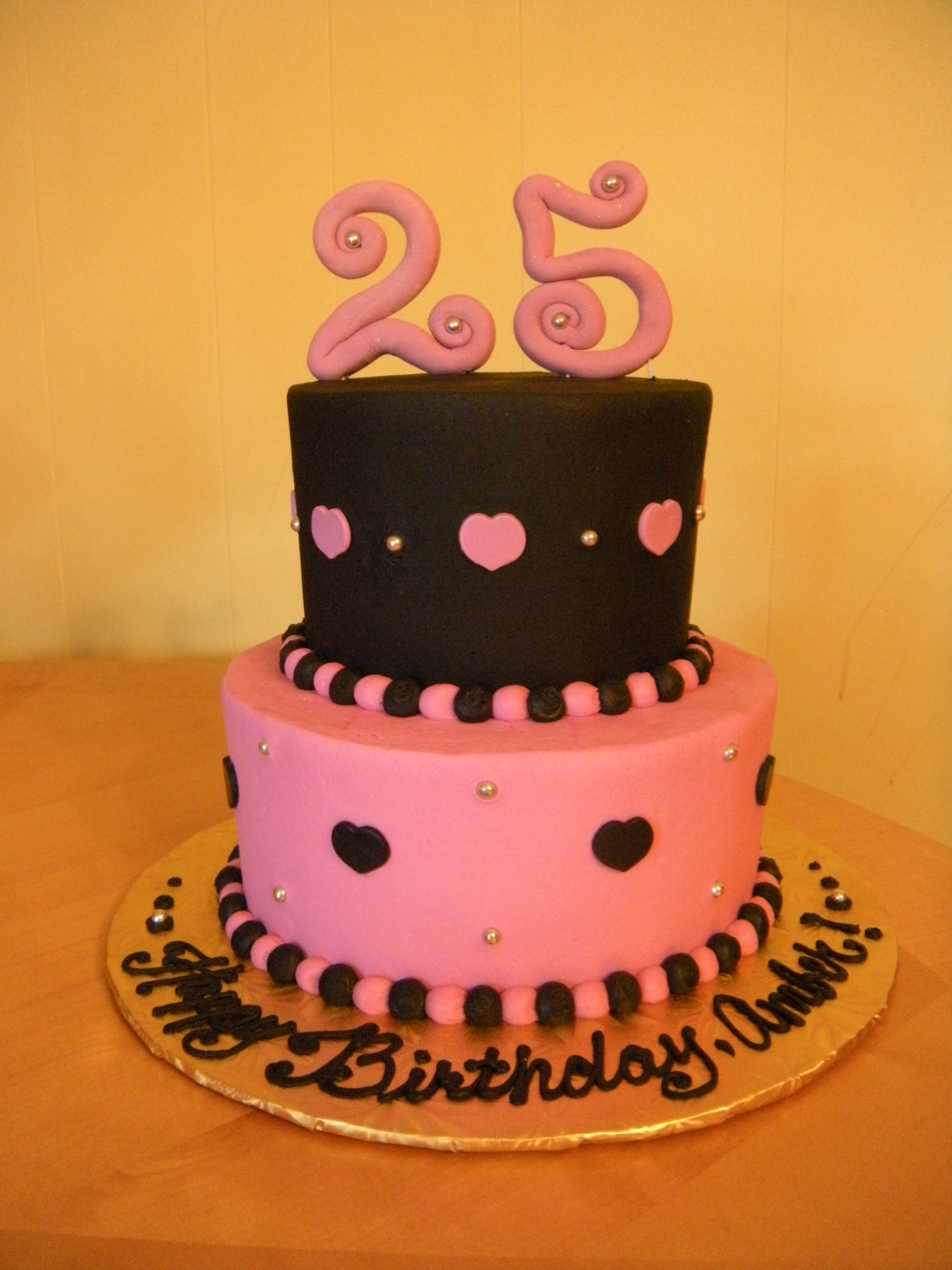 Best ideas about 25 Birthday Cake
. Save or Pin 25th birthday cake Now.