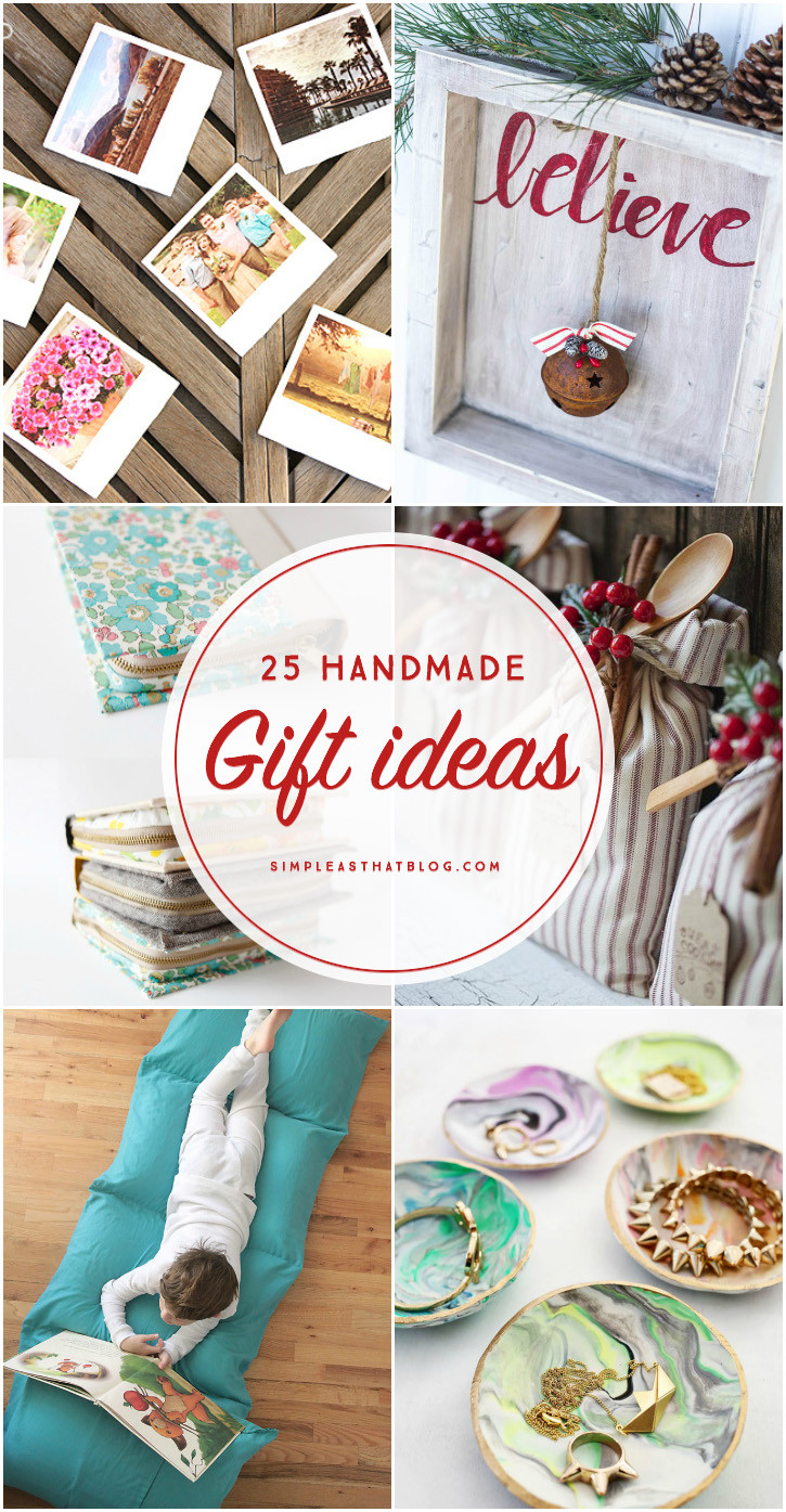 Best ideas about 25 Gift Ideas
. Save or Pin 25 Handmade Gift Ideas Now.