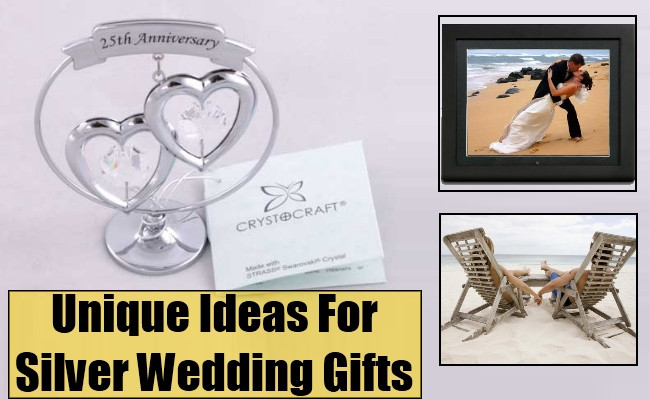 Best ideas about 25Th Anniversary Gift Ideas For Couple
. Save or Pin Unique Ideas For Silver Wedding Gifts Different Silver Now.