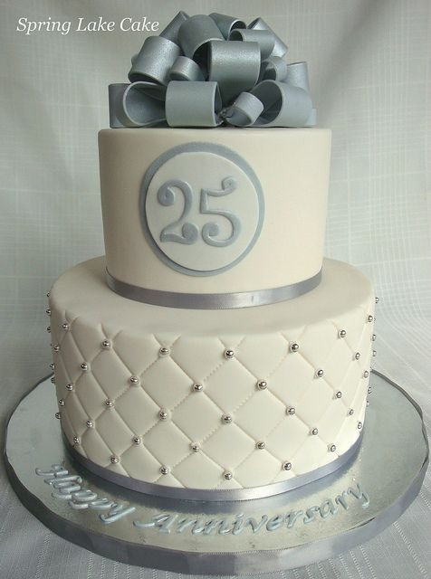 Best ideas about 25th Birthday Cake Ideas
. Save or Pin Silver Anniversary Cake My 25 Wedding Anniversary Now.