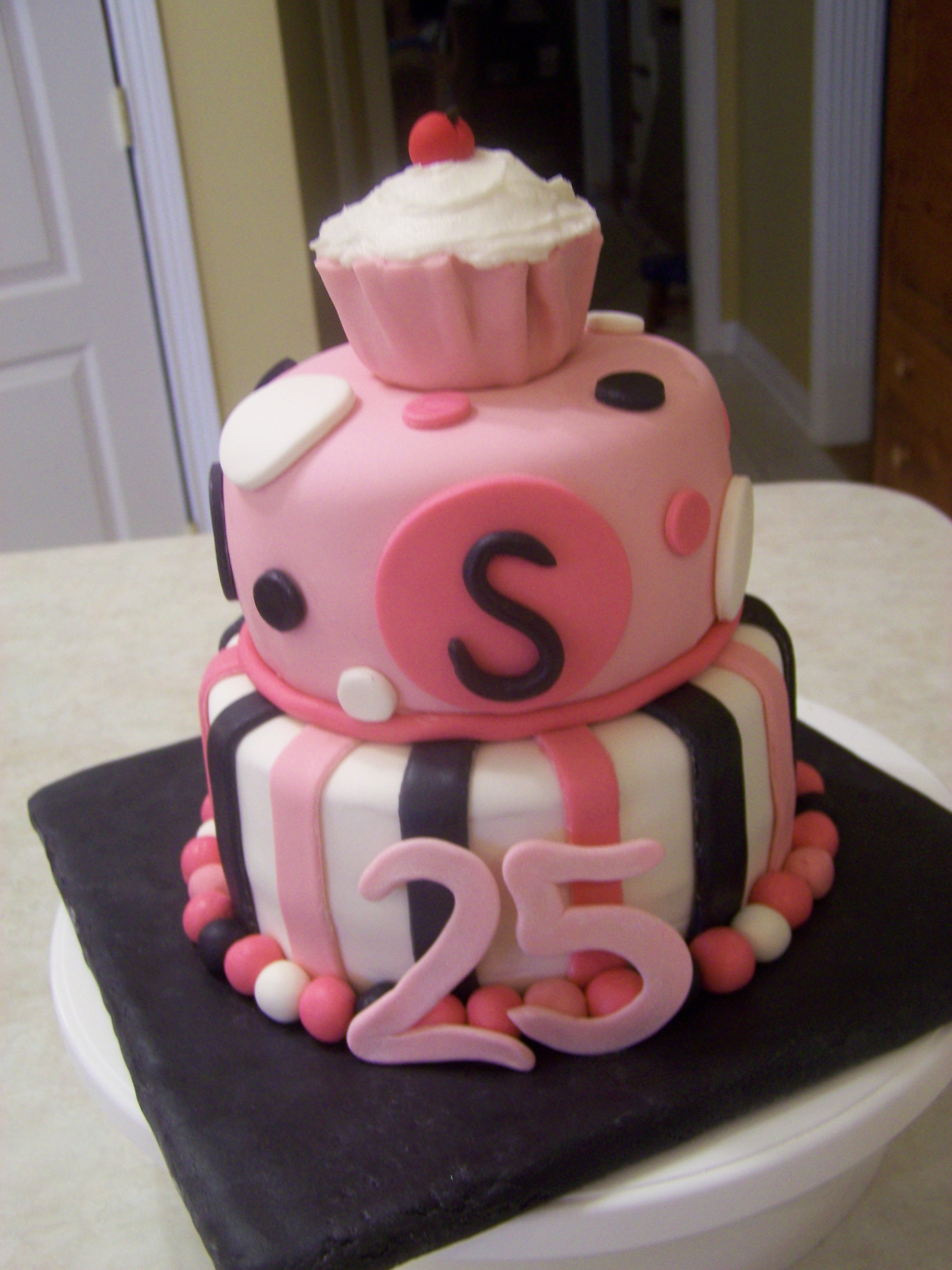 Best ideas about 25th Birthday Cake Ideas
. Save or Pin Pink Black 25th Birthday Cake Now.