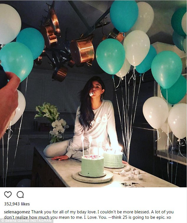 Best ideas about 25Th Birthday Gift Ideas For Daughter
. Save or Pin Selena Gomez celebrates her 25th birthday with two cakes Now.