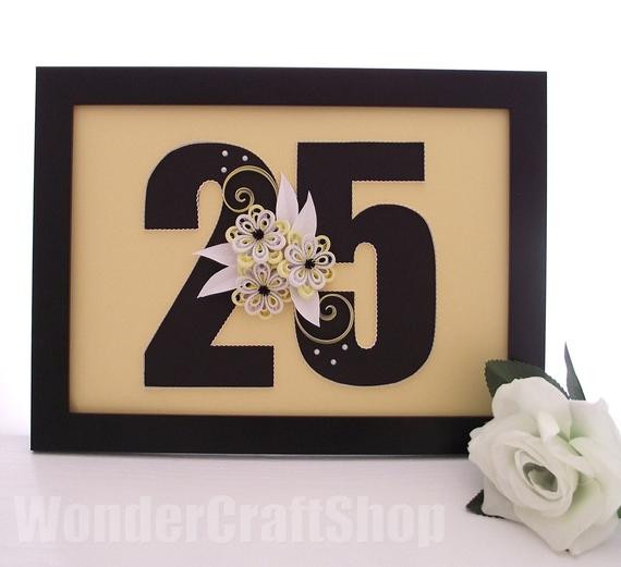 Best ideas about 25th Birthday Gift Ideas For Her
. Save or Pin 25th birthday t for her 25 year anniversary number 25 Now.