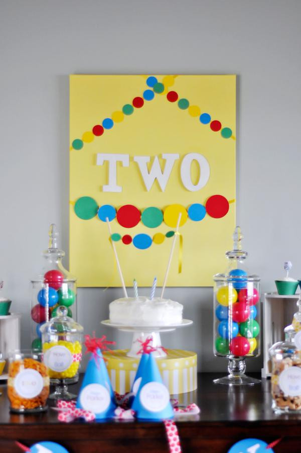 Best ideas about 2nd Birthday Decorations
. Save or Pin Kara s Party Ideas Ball Toy Circle Themed Boy 2nd Birthday Now.
