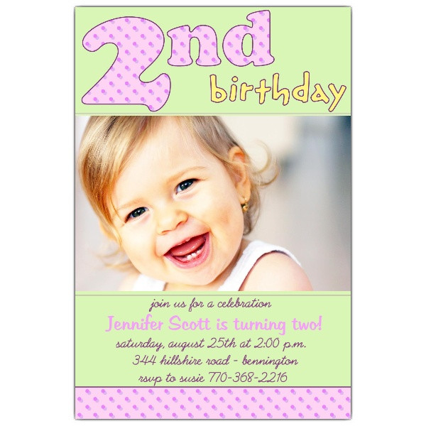Best ideas about 2nd Birthday Invitations
. Save or Pin 2nd Birthday Pink Invitations Now.