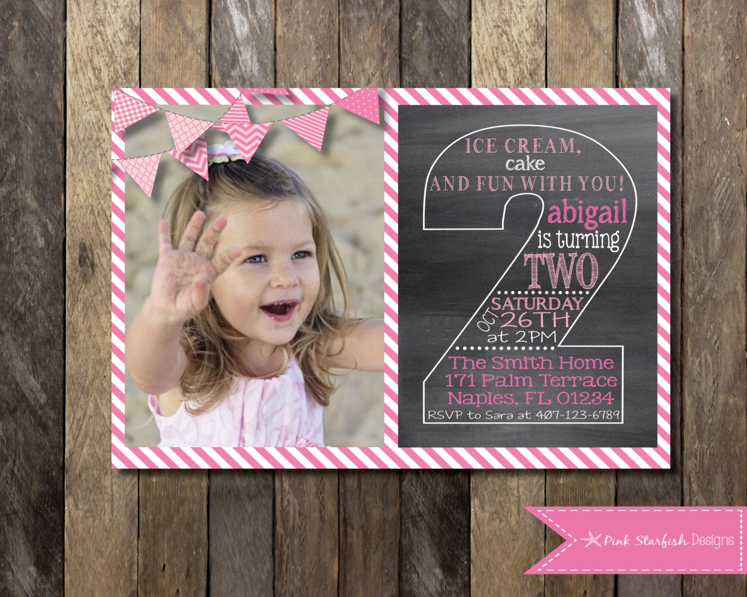 Best ideas about 2nd Birthday Invitations
. Save or Pin Chalkboard Second Birthday Invitation Second Birthday Now.