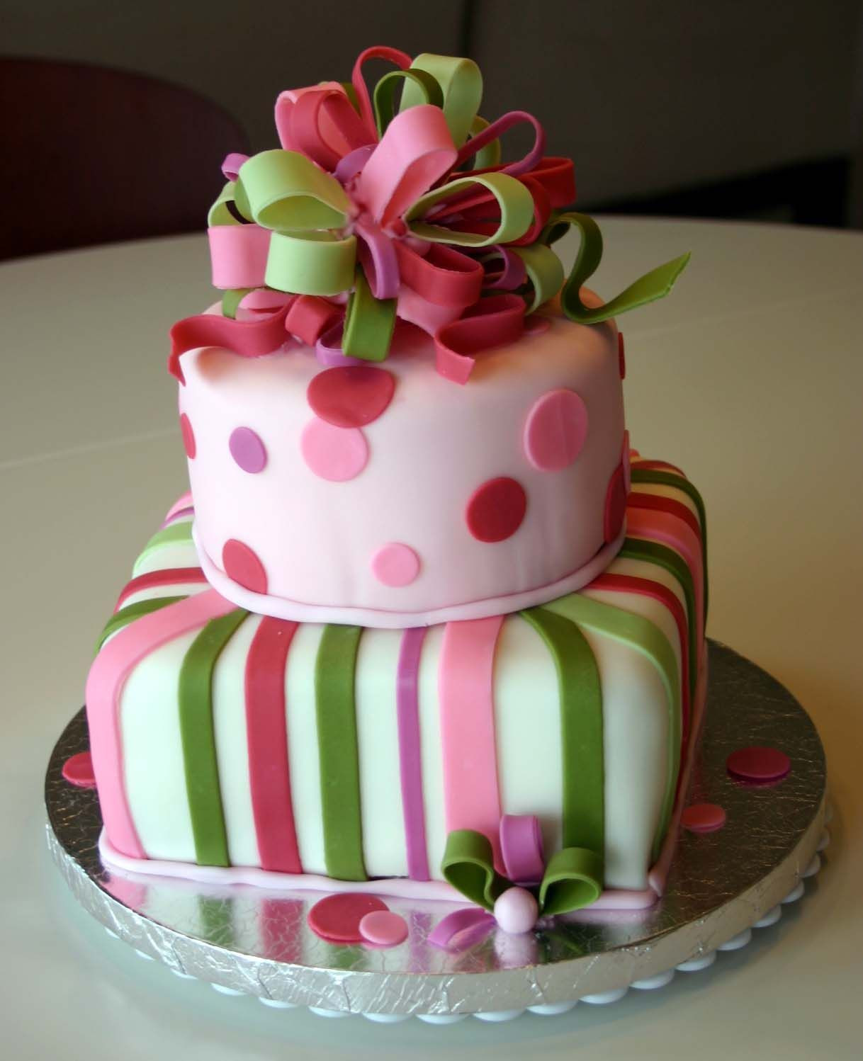 Best ideas about 2tier Birthday Cake
. Save or Pin Birthday Present Cake 2 Tier — s Now.
