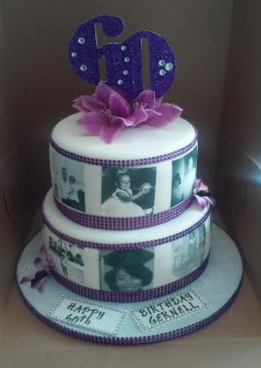 Best ideas about 2tier Birthday Cake
. Save or Pin 2 Tier 60Th Bling With s Birthday Cake CakeCentral Now.