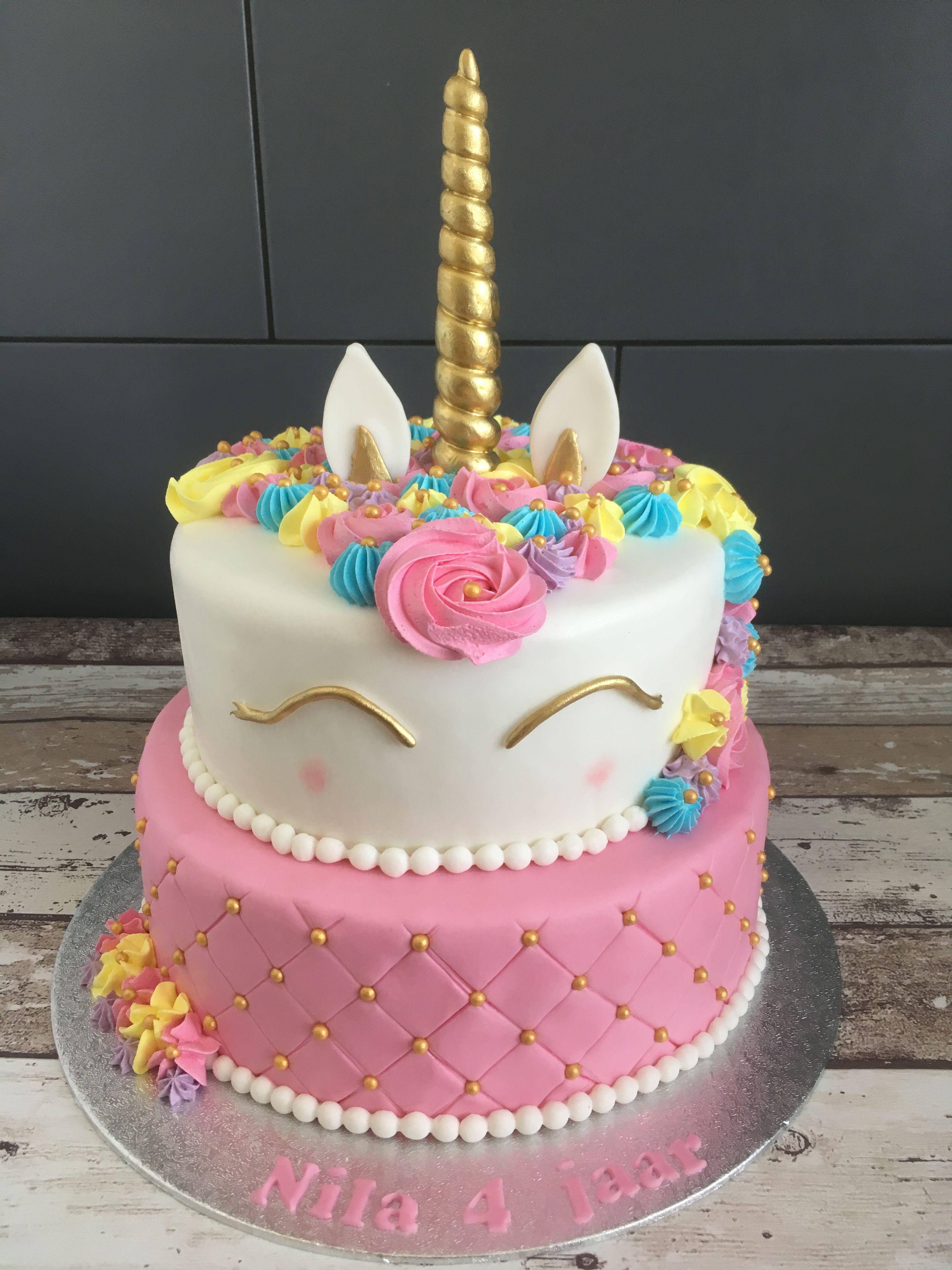 Best ideas about 2tier Birthday Cake
. Save or Pin 2 tier fondant unicorn cake Cakes Now.
