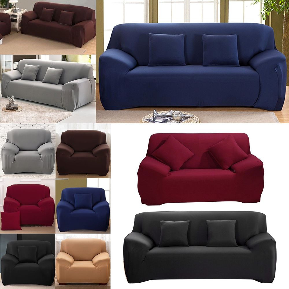 Best ideas about 3 Seater Sofa Slipcover
. Save or Pin 1 2 3 Seater Easy Sofa Soft Couch Slipcover Stretch Covers Now.