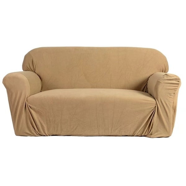 Best ideas about 3 Seater Sofa Slipcover
. Save or Pin Shop Stretch Slipcover 3 Seat Sofa Cover Beige Free Now.