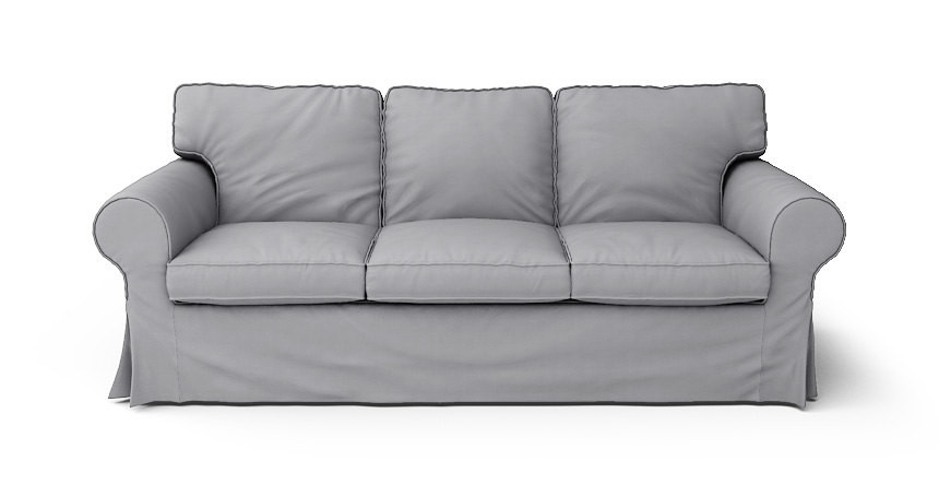 Best ideas about 3 Seater Sofa Slipcover
. Save or Pin IKEA Ektorp 3 Seater Sofa Bed SLIPCOVER ONLY in Gaia Fog Now.